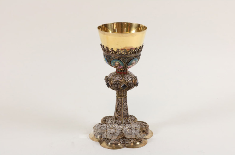 Abendmalkelch, 925er Silber,