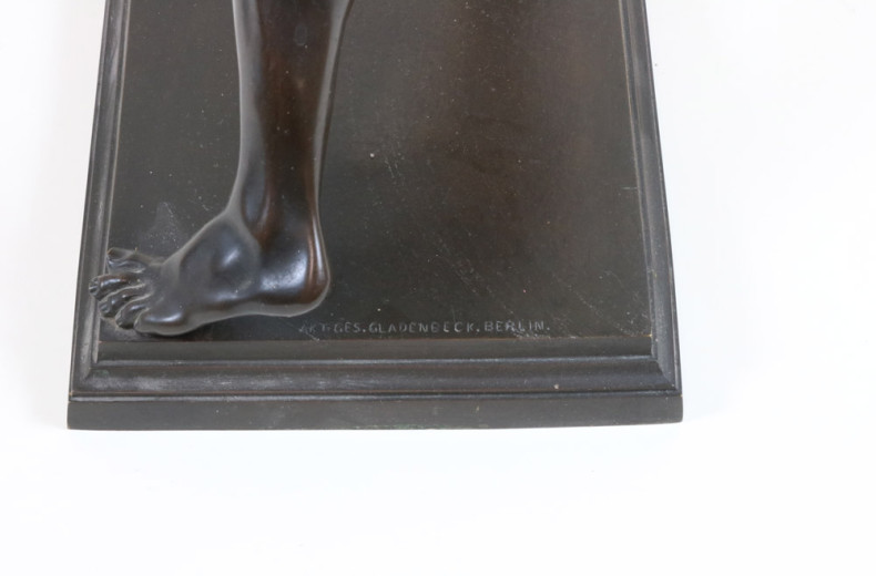 Bronzeskulptur ''Athlet'',