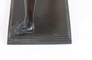Bronzeskulptur ''Athlet'',