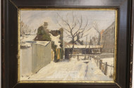 Gemälde, ''Winterliche Landschaft,