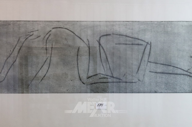 Radierung, ''Die Bewegung'',