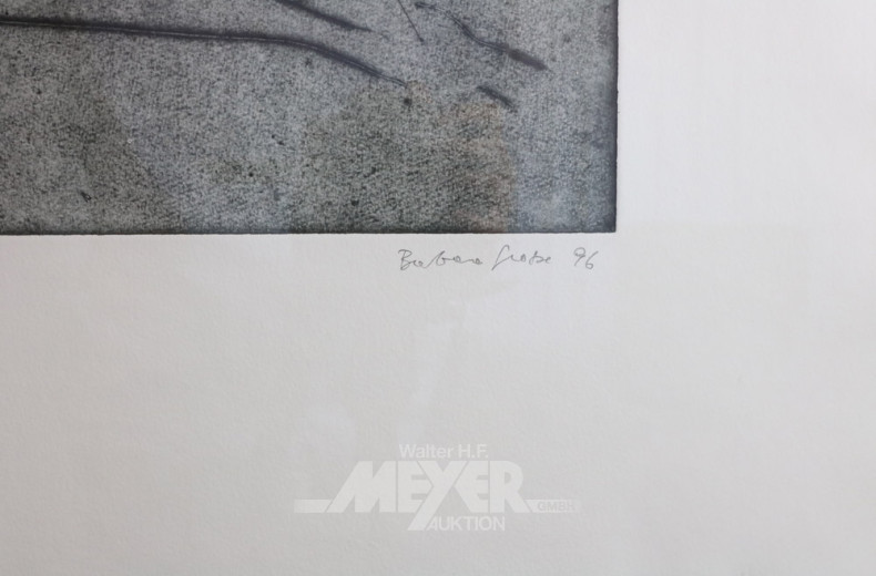 Radierung, ''Die Bewegung'',