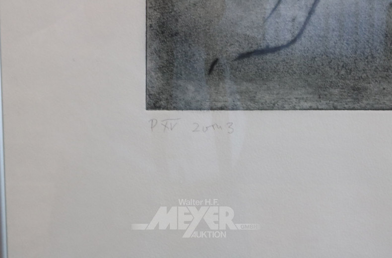 Radierung, ''Die Bewegung'',