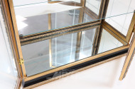kl. franz. Stilvitrine, 2-türig,