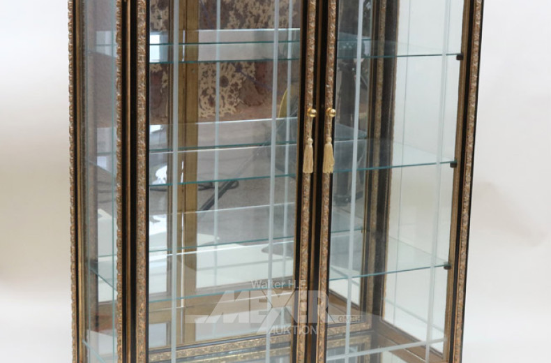 kl. franz. Stilvitrine, 2-türig,