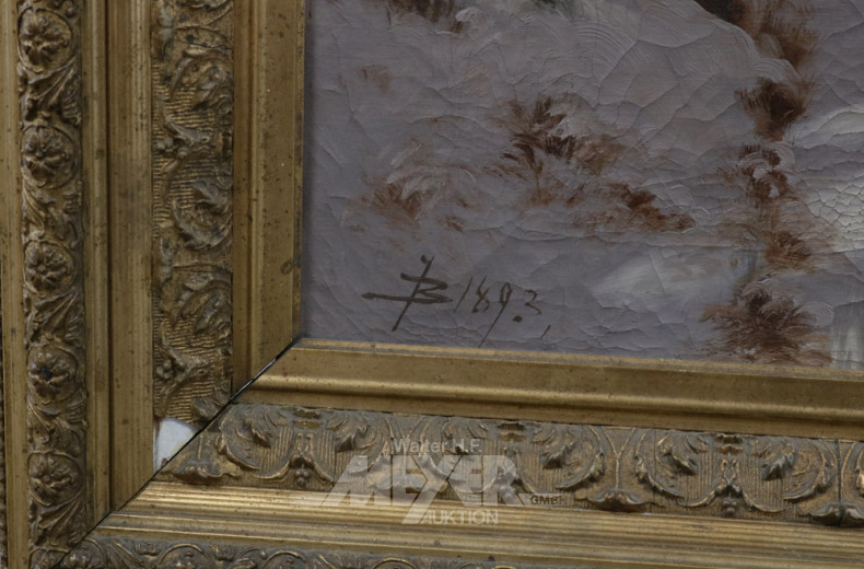 Gemälde ''Winterlandschaft''