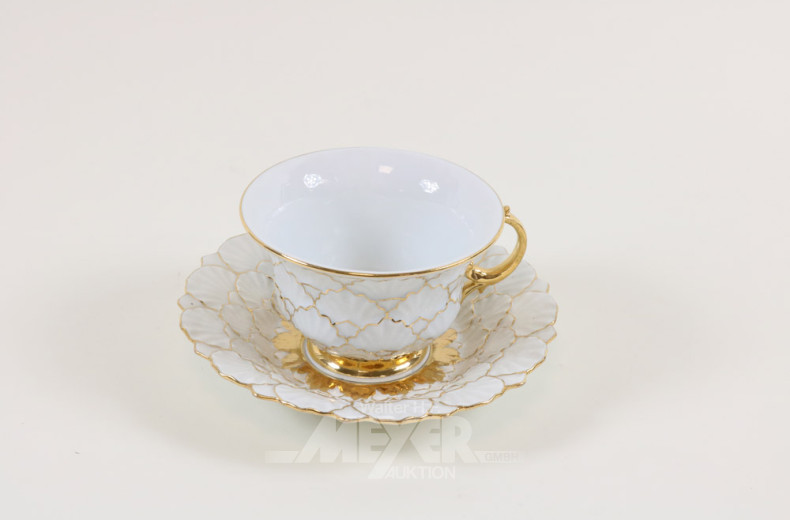 Sammeltasse, Meissen, ''Muscheldekor''