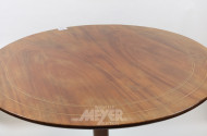 runder Salontisch, Mahagoni mit