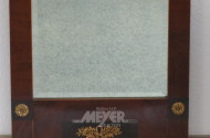 Biedermeier-Spiegel, 19 Jh., Mahagoni,