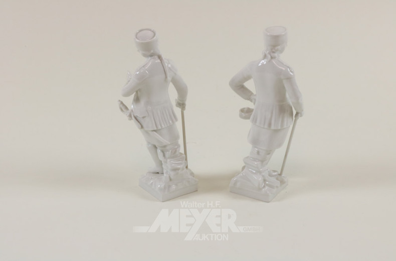 Paar Porzellanfiguren, ''Bergmänner''