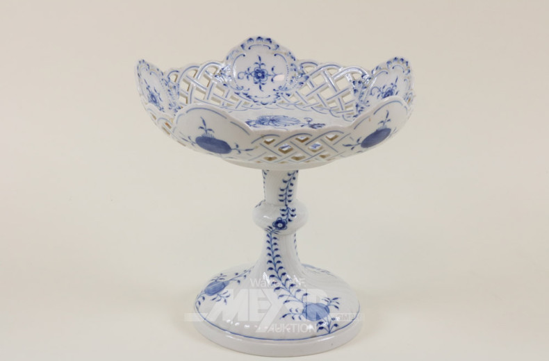 Porz.-Fußschale, MEISSEN, Zwiebelmuster