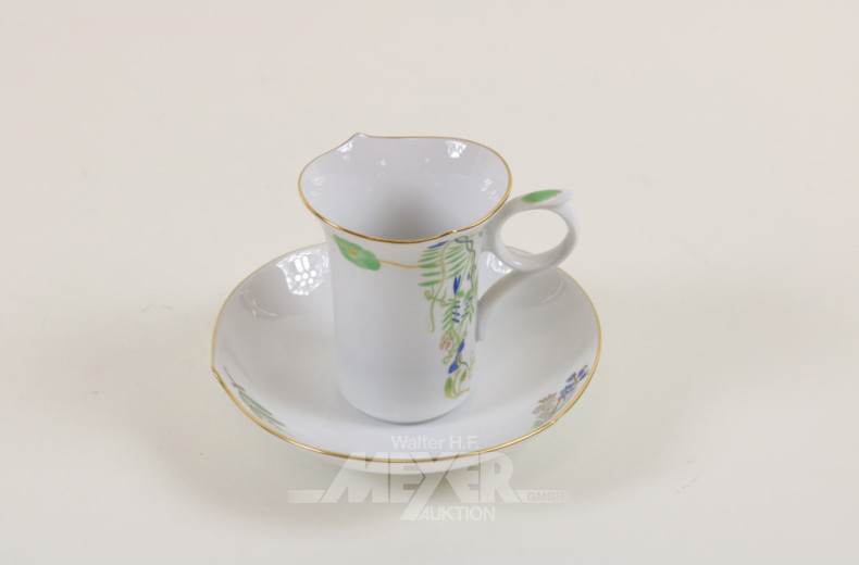 3 versch. mod. Porz.-Sammeltassen,