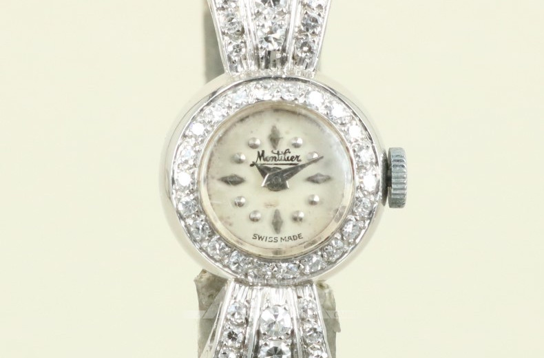 Schmuckuhr, 60iger Jahre, 585er WG,