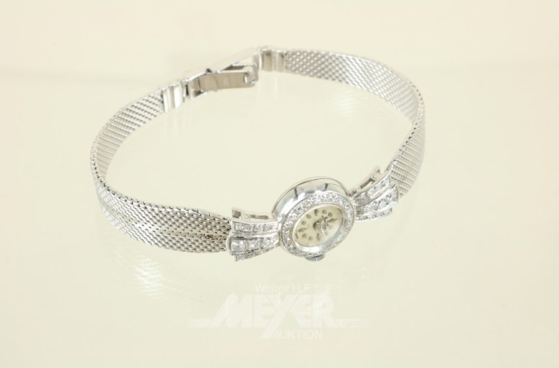 Schmuckuhr, 60iger Jahre, 585er WG,