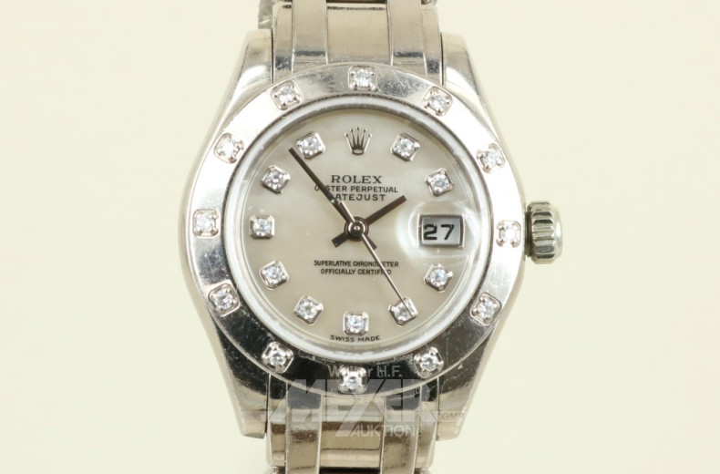 Damenarmbanduhr ''Rolex'' Pearlmaster