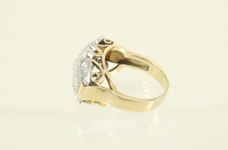 Damenring, 585er GG, 40iger Jahre,