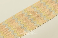 breites Armband, 750er GG/RG/WG,