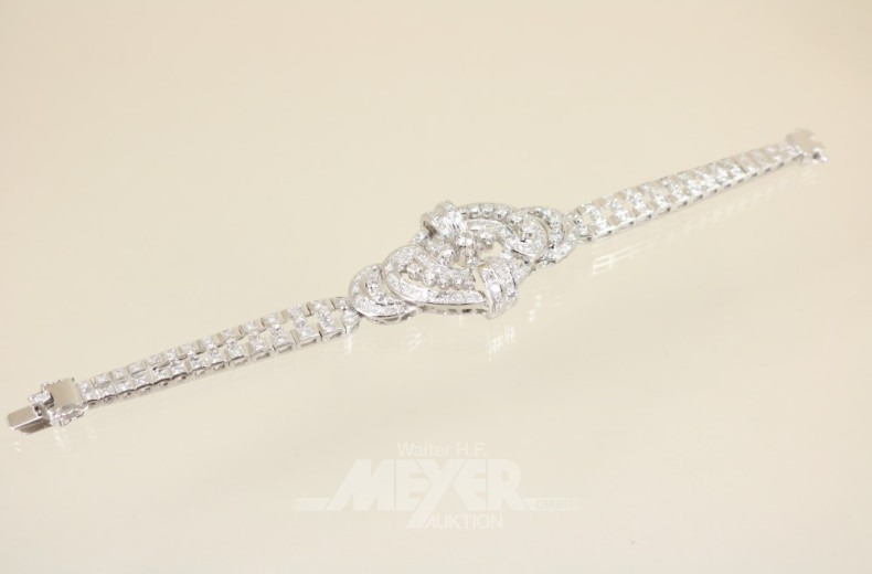 Armband, 750er WG, im 60/70er Jahre Stil