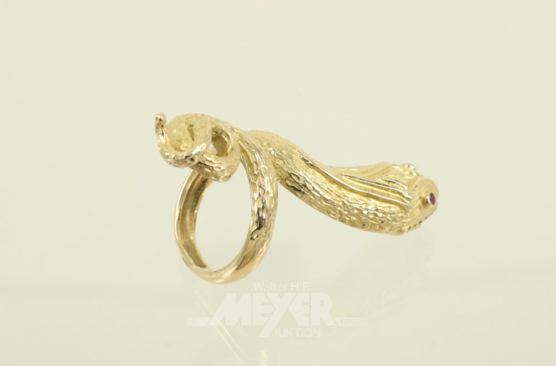 Schlangenring, 750er GG