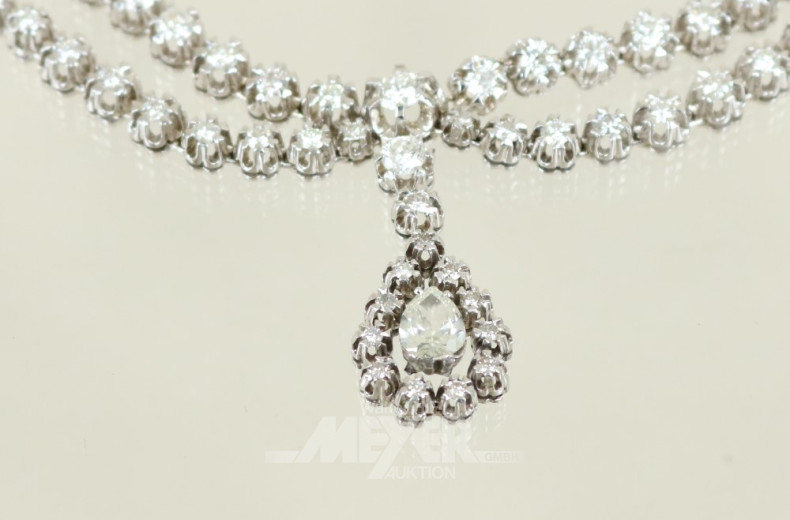 herrschaftliches Collier, 750er WG,