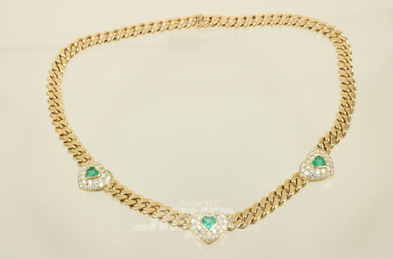Collier, 750er GG, ca. 92,5 g.,