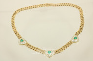 Collier, 750er GG, ca. 92,5 g.,