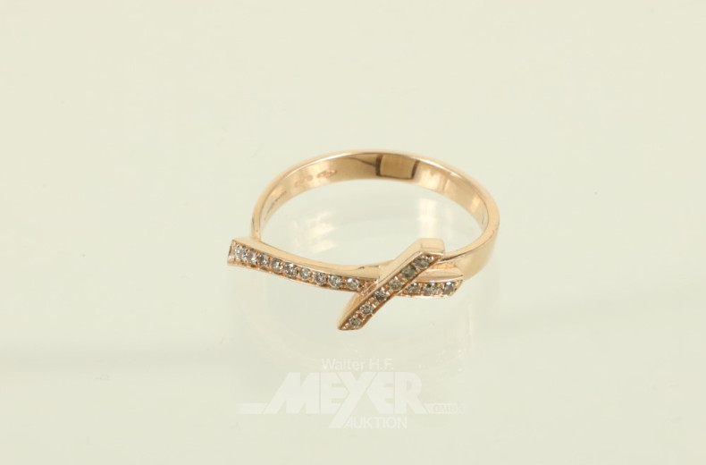 Damenring, 750er RG ''MEISSEN'',