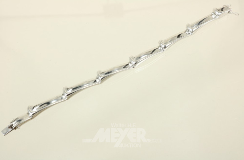 Armband, 950er Platin ''LAPPONIA''