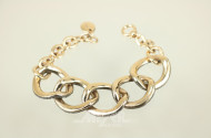 Gliederarmband, 750er Roségold,