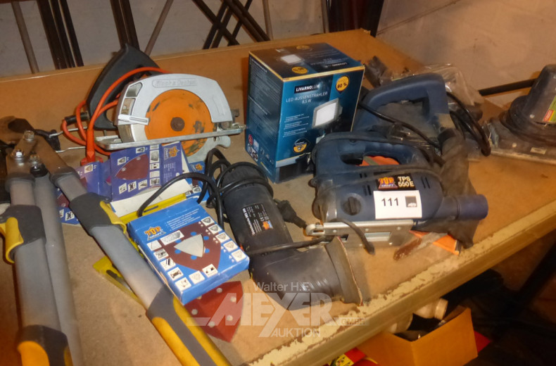 Posten Gartengeräte und Handmaschinen,