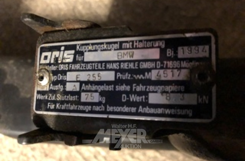 AHK Kupplungen, Iris für BMW, Bj. 1994