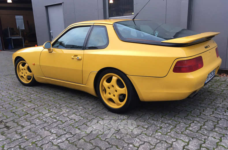 PORSCHE 968 CS - Clubsport COUPE, gelb