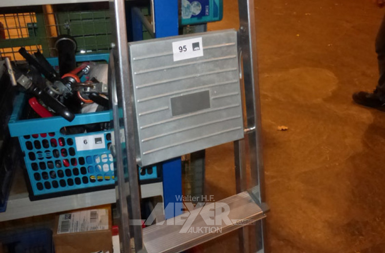 Alu-Trittleiter, 4 Sprossen