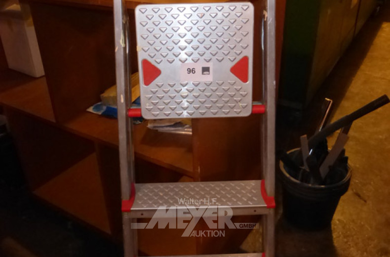 Alu-Trittleiter, 4 Sprossen