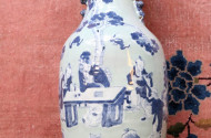Steingut-Bodenvase, China, vermutl.