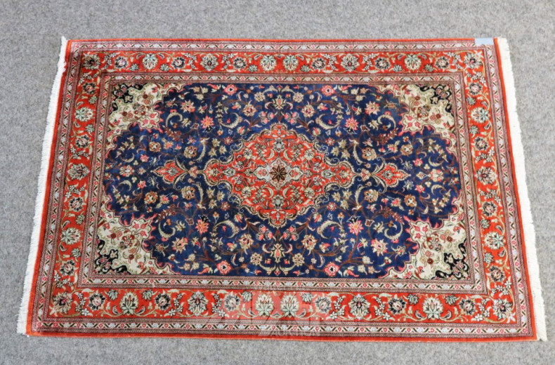 Ghom-Seiden-Brücke, blau/orange