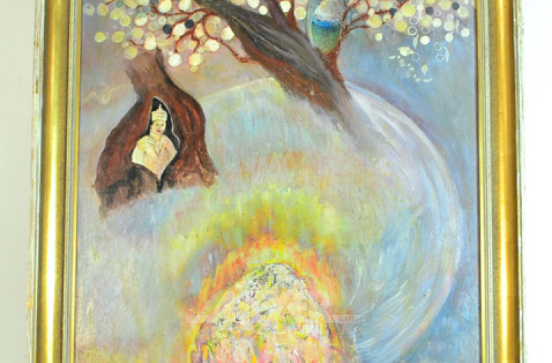 Gemälde, ''Phantasiebaum''