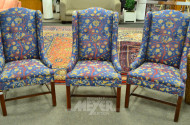 3 Ohren-Sessel mit Stoffbezug: