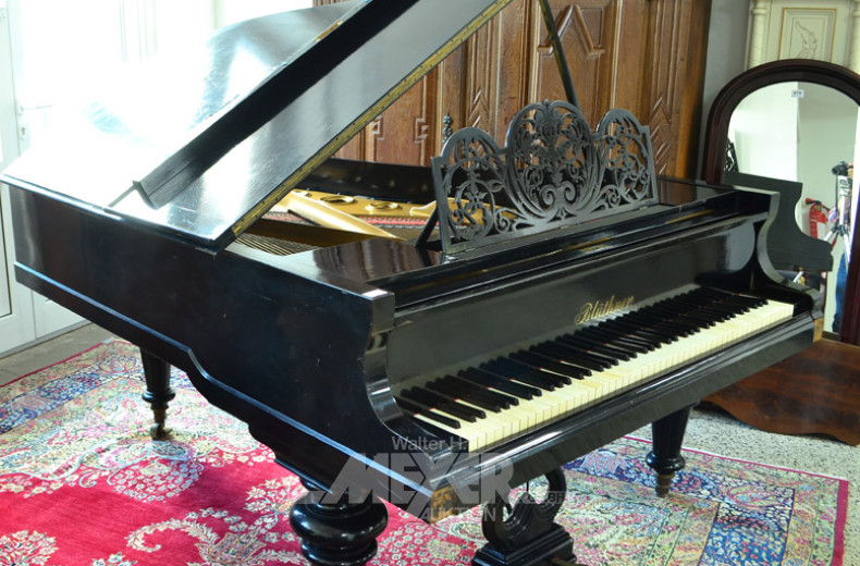 Stutzflügel, BLÜTHNER, schwarz