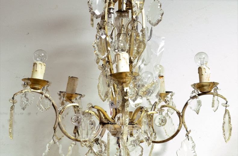 Decken-Hängelampe, 5-flammig,