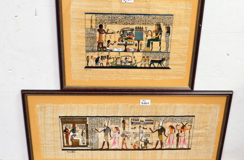 6 versch. Bilder ''ägyp. Darstellungen