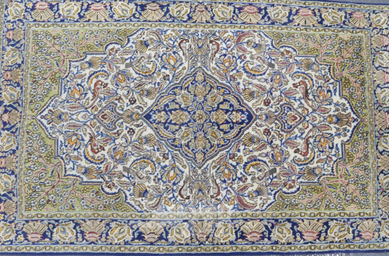 Orientbrücke, Blau-/Beigegrundig