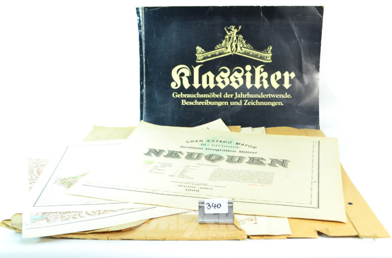 Möbelkatalog sowie 1 Mappe