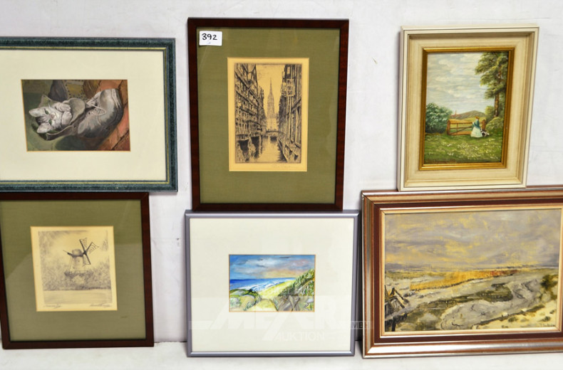 6 div. Bilder: Stadtansichten,