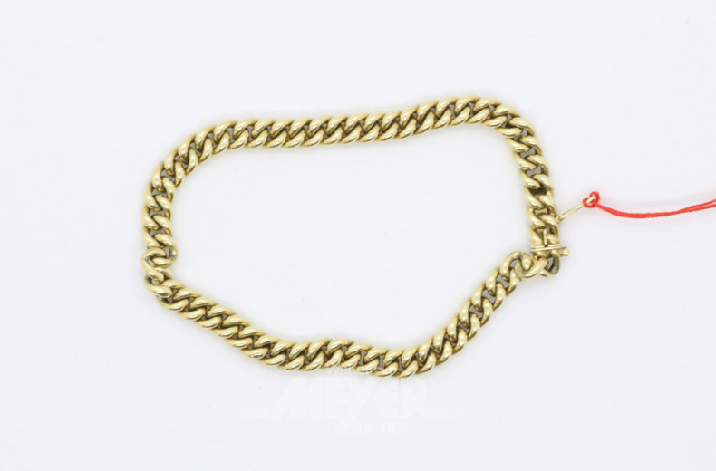 Kettenarmband, 585er GG