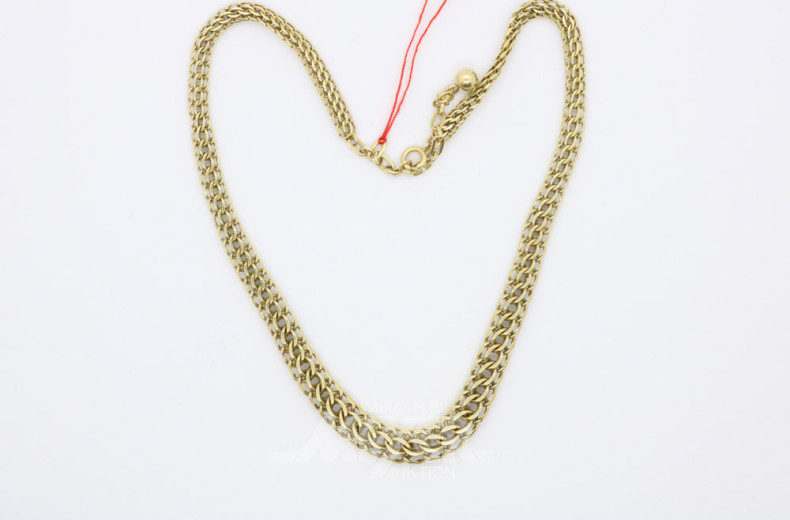 Gliederkette, 585er GG, im Verlauf