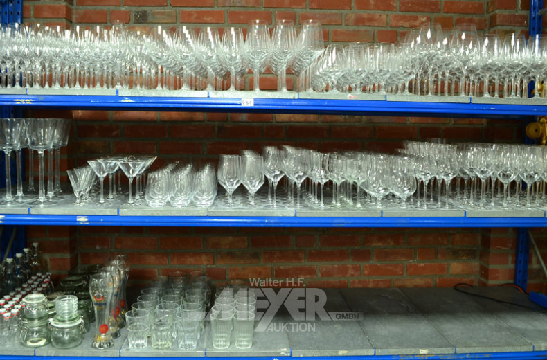 gr. Posten Gastronomie-Gläser: