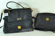 2 MCM Handtaschen, schwarz
