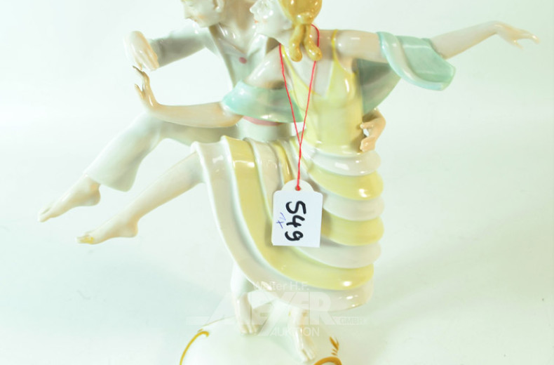 Porz.-Figur ''Tanzendes Paar'',