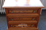 kl. Kommode, furniert, 3 Züge